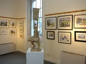 Inside the Sharon Arts center