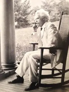 Mark Twain, author.