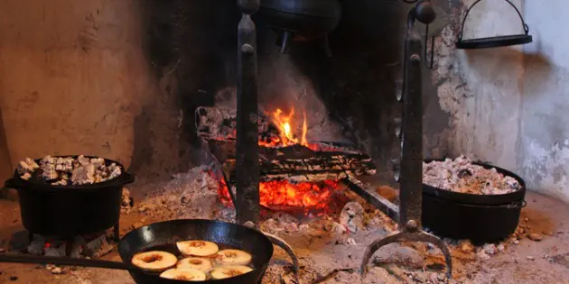 Hearth cooking at the monadnock center