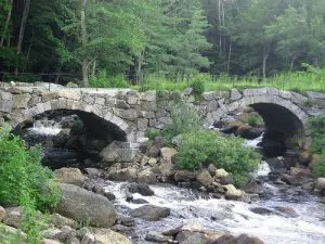 Stone arch bridge
